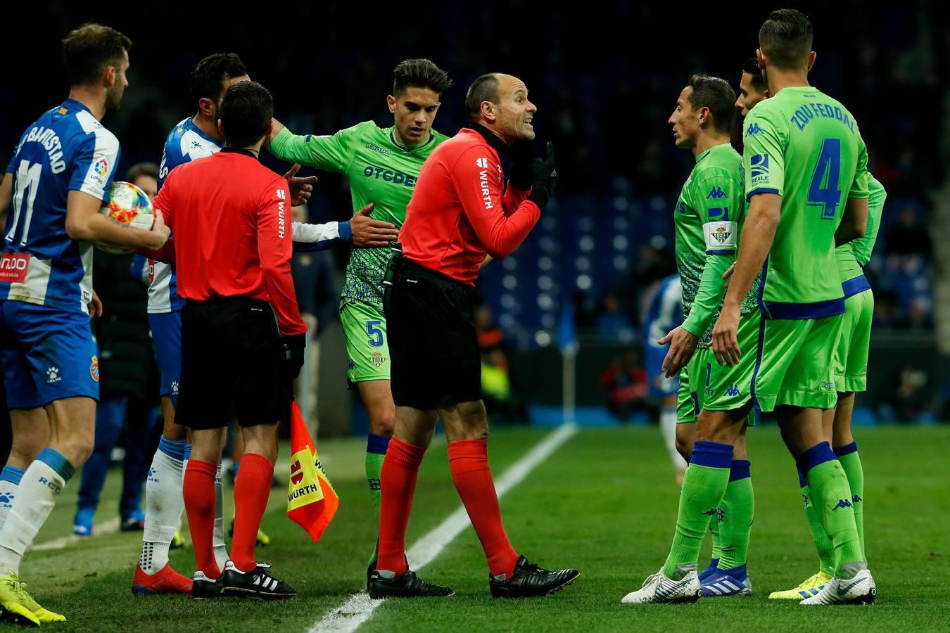 En imágenes, el partido de ida de la Copa del Rey Espanyol-Betis (1-1)