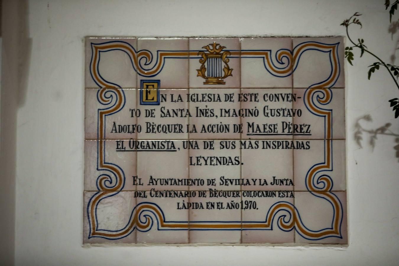 Detalle de la Iglesia del Convento de Santa Inés, donde Becquer situó la trama del Maese Pérez «El organista», una de sus célebres leyendas