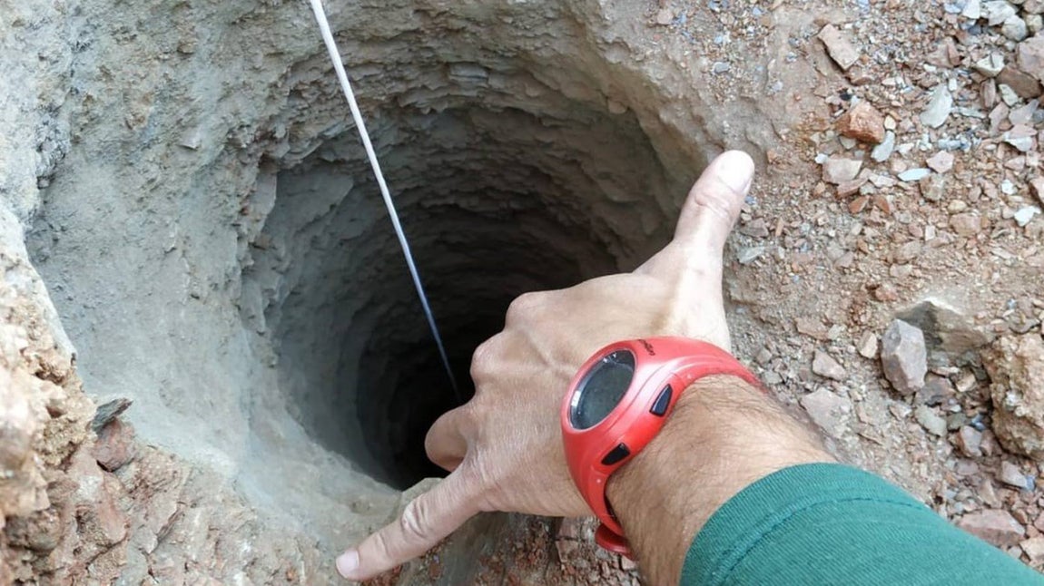 Pozo por el que cayó el pequeño Julen, contaba con poco más de 20 cm de diámetro