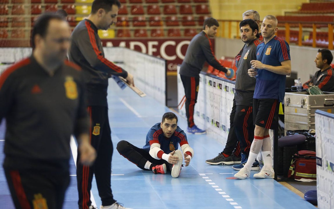 El entrenamiento de España en Córdoba, en imágenes