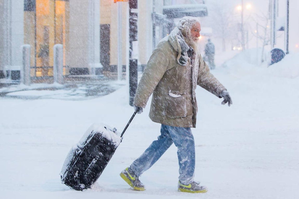 Tormenta de nieve en Búfalo. 