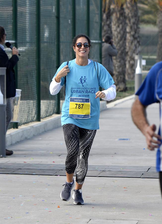 También comparten su pasión por las causas benéficas. En la fotografía, Xisca participa en una carrera solidaria de la Fundación de Rafa Nadal, en la que Xisca es responsable de los proyectos de integración social que impulsan en España y la India. 