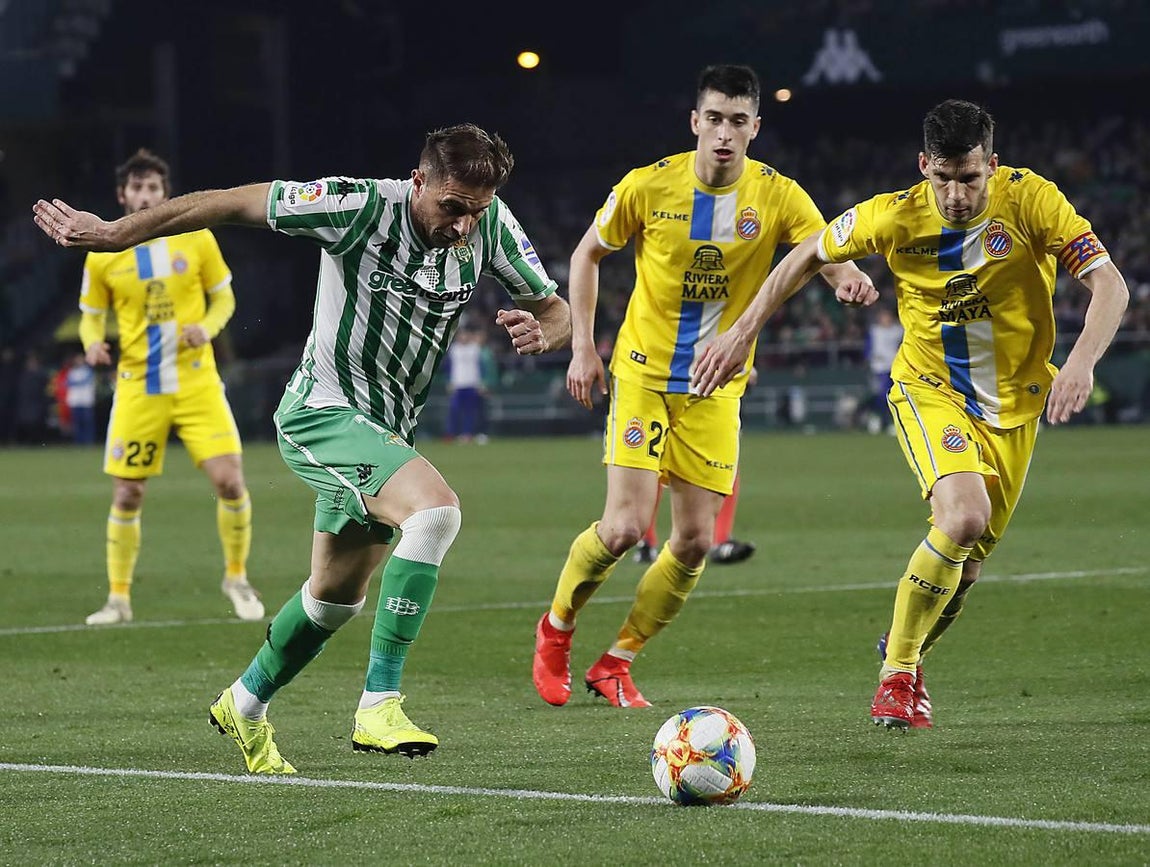El partido Betis - Espanyol, en imágenes