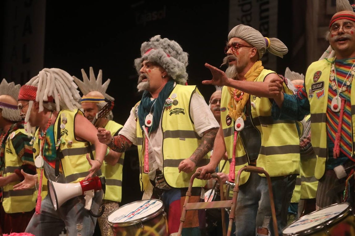 FOTOS: Chirigota Los Yayoflauta en el COAC 2019