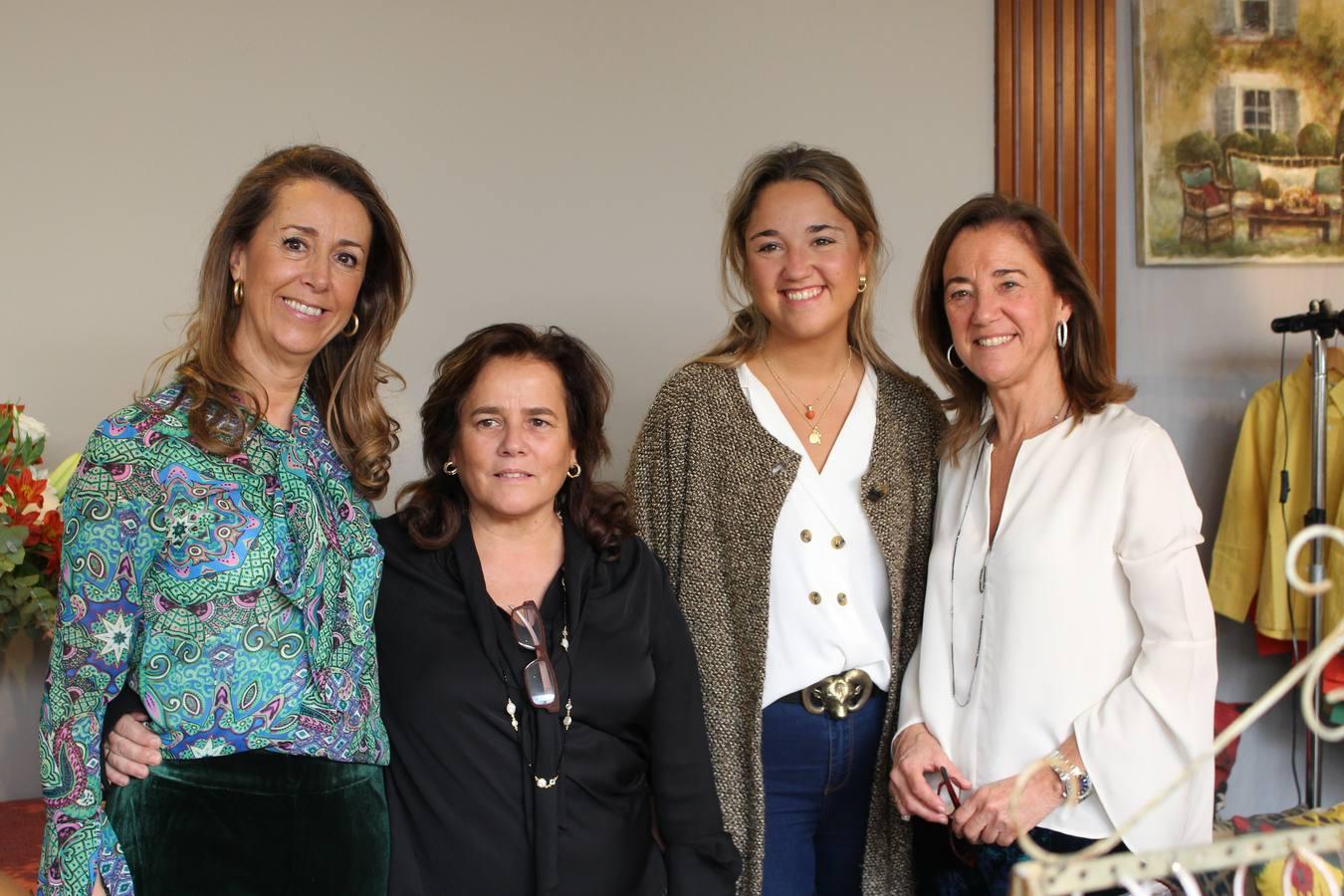 Rosario Amador, Pilar Higuera, María Román y María Luisa Jiménez