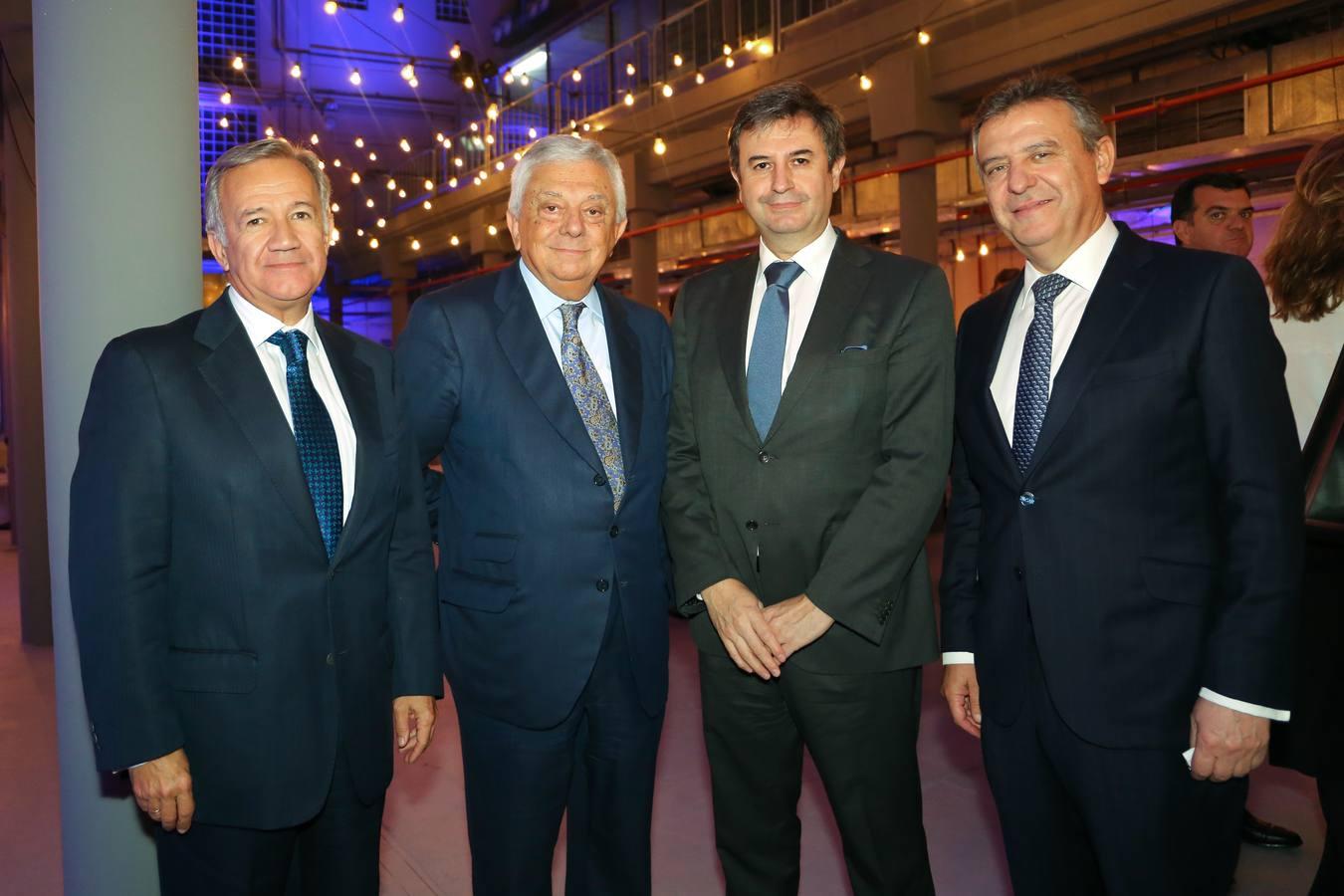 Jorge Segura, Francisco Herrero, Rafael Sánchez y Francisco Arteaga