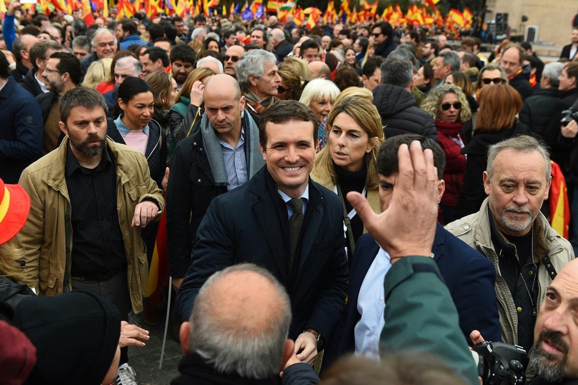 La manifestación de Colón, en imágenes