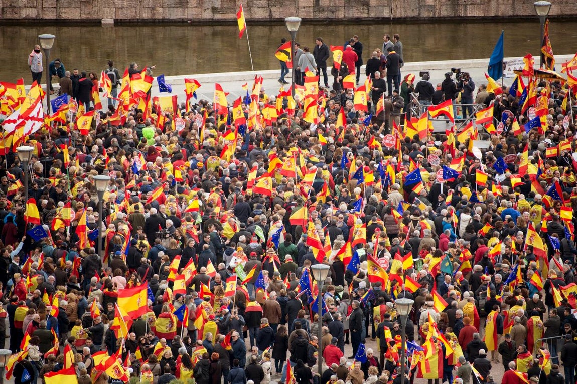 La manifestación de Colón, en imágenes