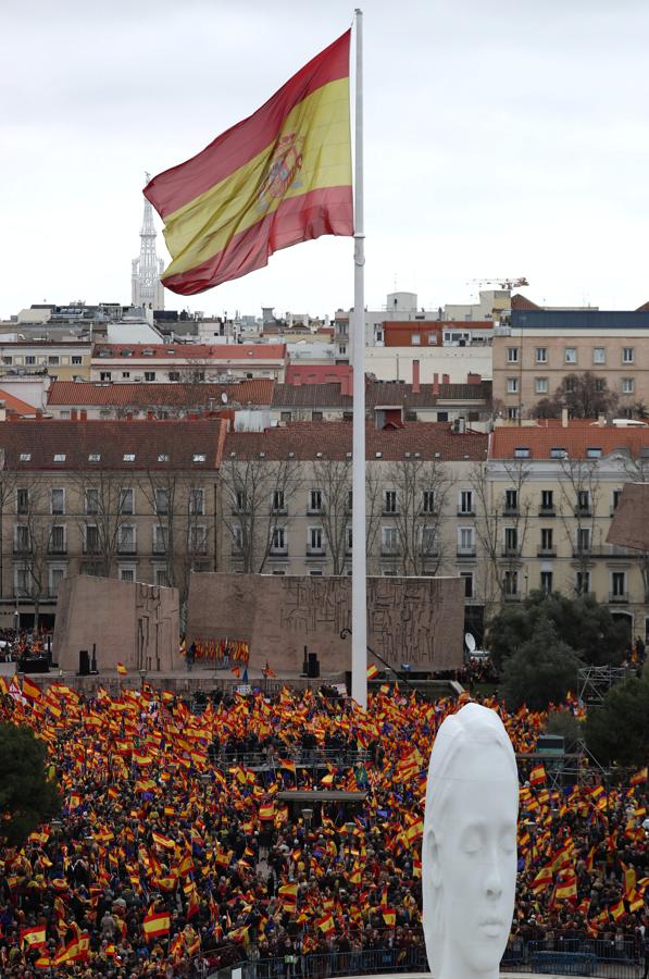 La manifestación de Colón, en imágenes