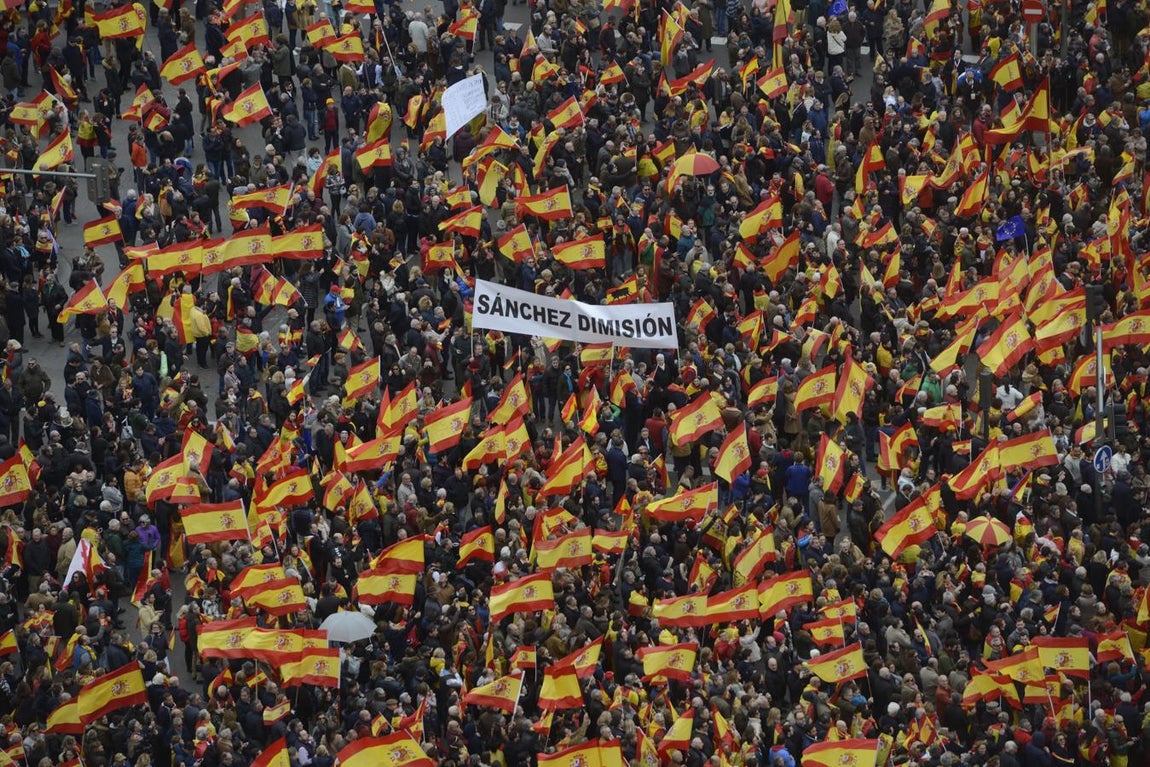 La manifestación de Colón, en imágenes
