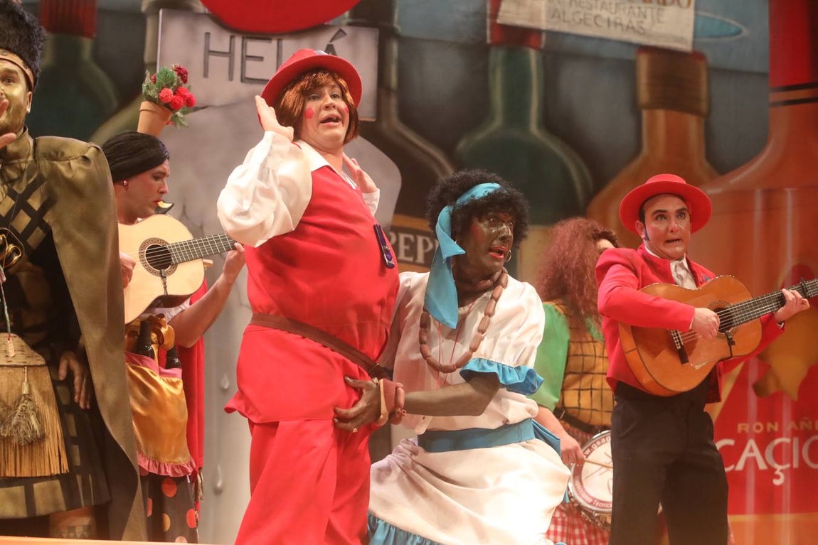 FOTOS: chirigota Los que vienen de etiqueta