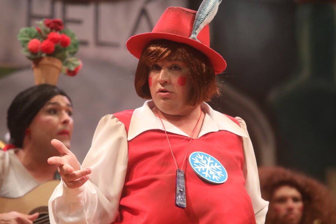 FOTOS: chirigota Los que vienen de etiqueta