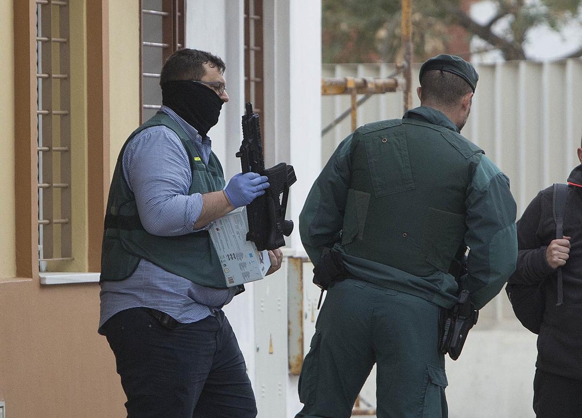 FOTOS: Operación contra el narcotráfico en La Línea