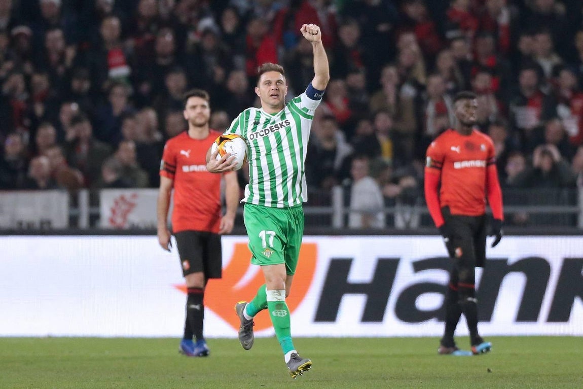 Stade Rennais-Real Betis (3-3) de la Liga Europa, en imágenes