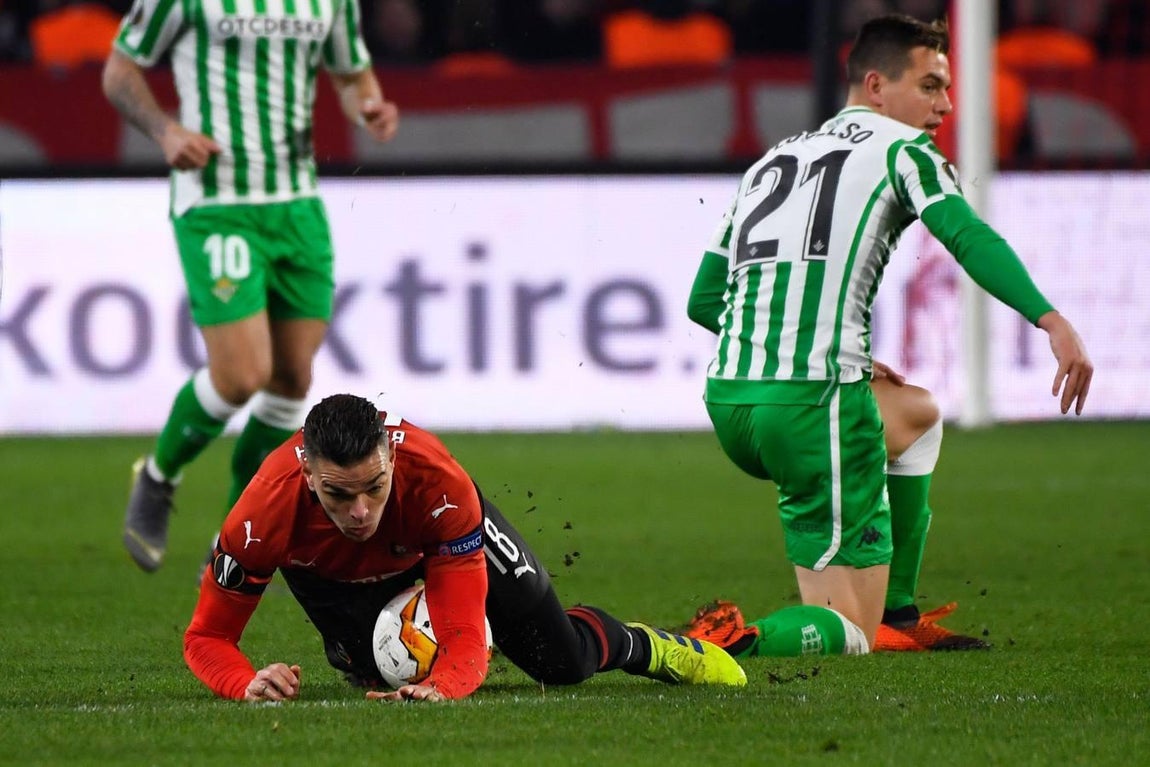 Stade Rennais-Real Betis (3-3) de la Liga Europa, en imágenes