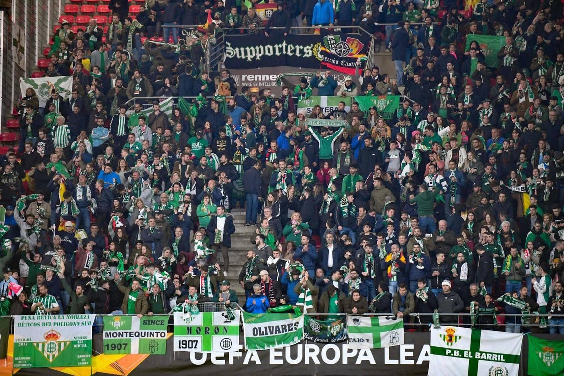 Stade Rennais-Real Betis (3-3) de la Liga Europa, en imágenes