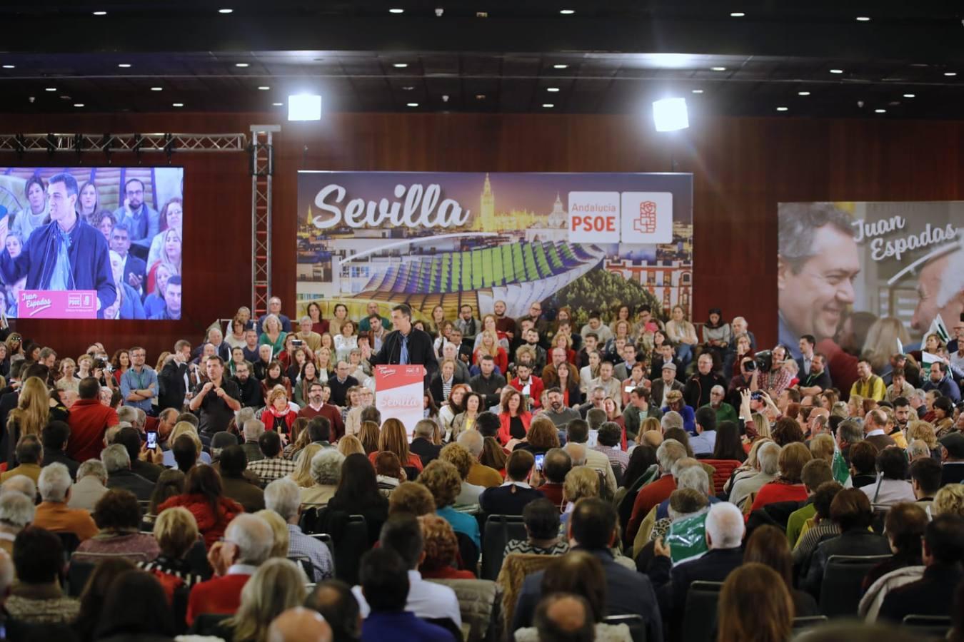 Sánchez y Díaz apoyan a Espadas en su presentación como candidato a la Alcaldía de Sevilla