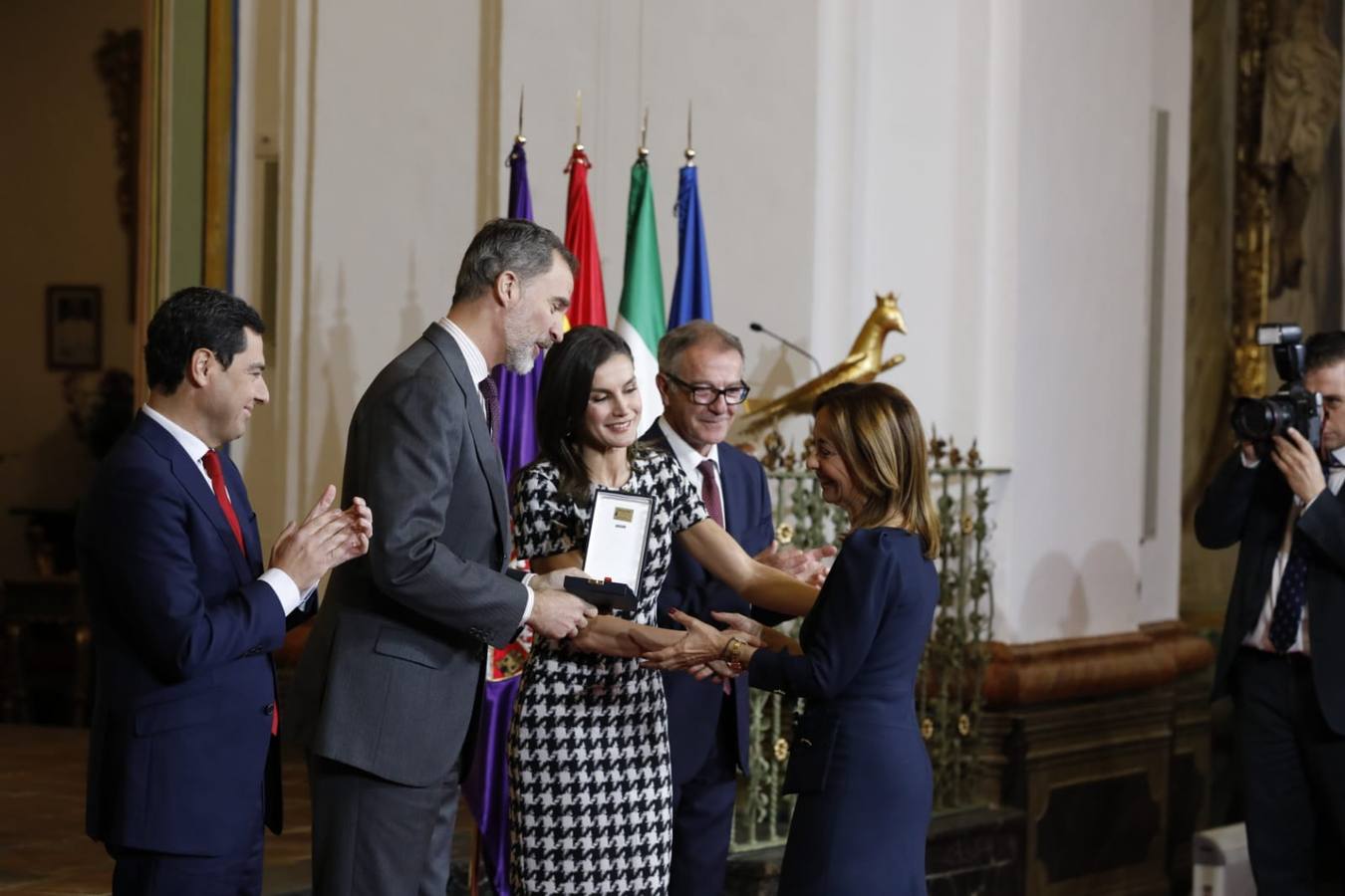 La entrega de las Medallas de Oro al Mérito en las Bellas Artes, en imágenes