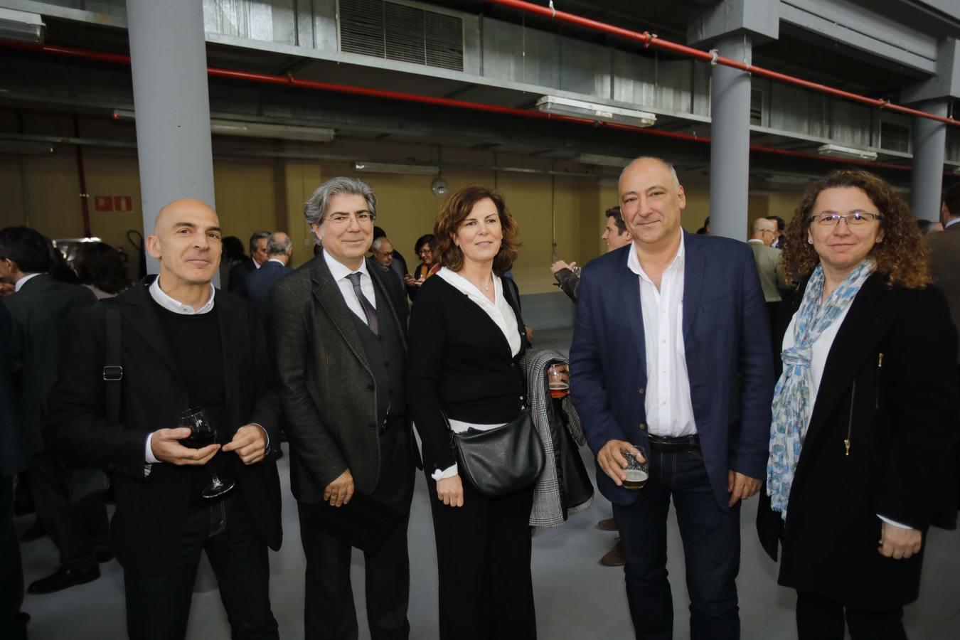 Rafael Herrera, Francisco Montero, Filomena Pérez, Enrique Vázquez y Carmen Galán