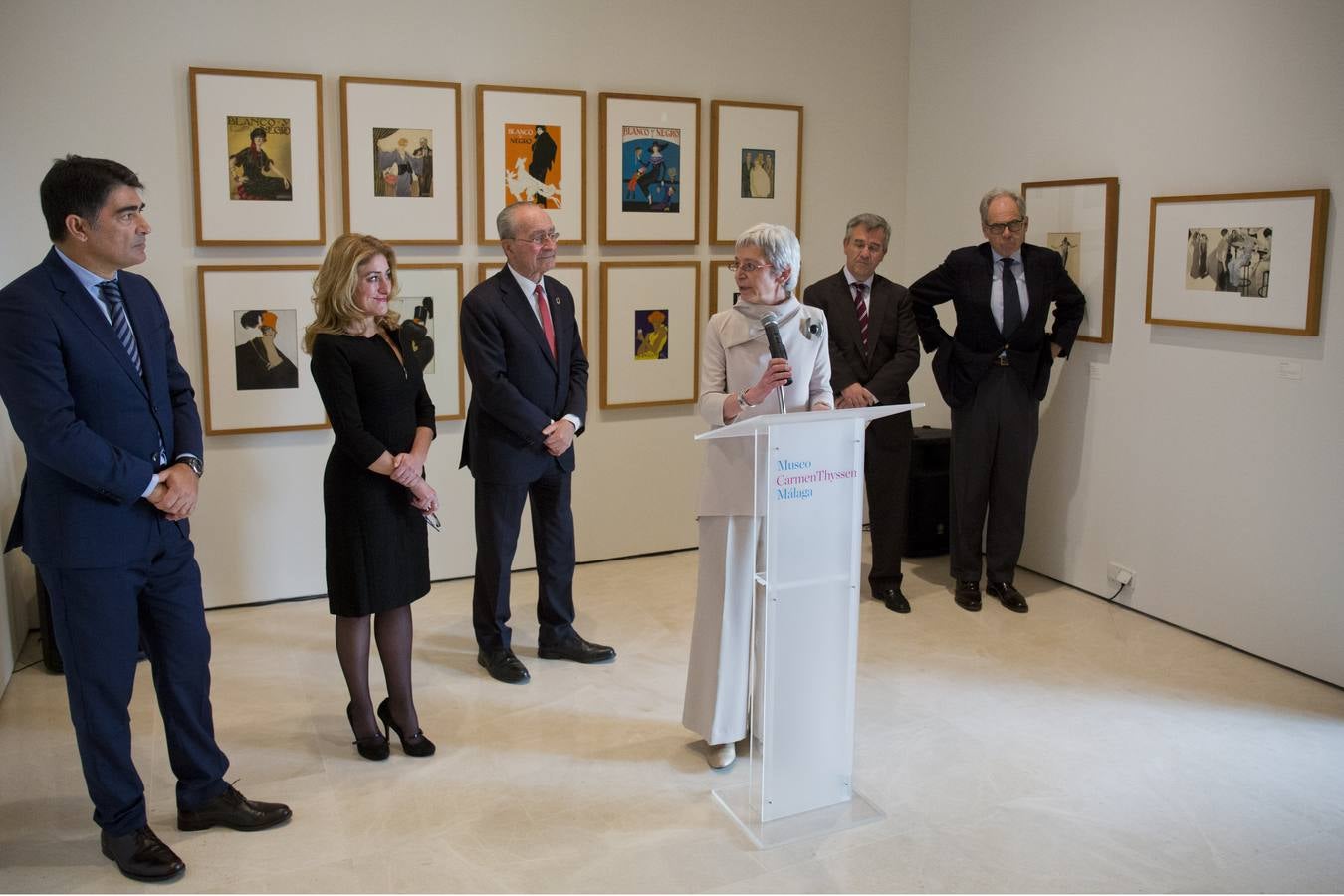 La presentación de la muestra del Museo ABC en el Thyssen de Málaga, en imágenes