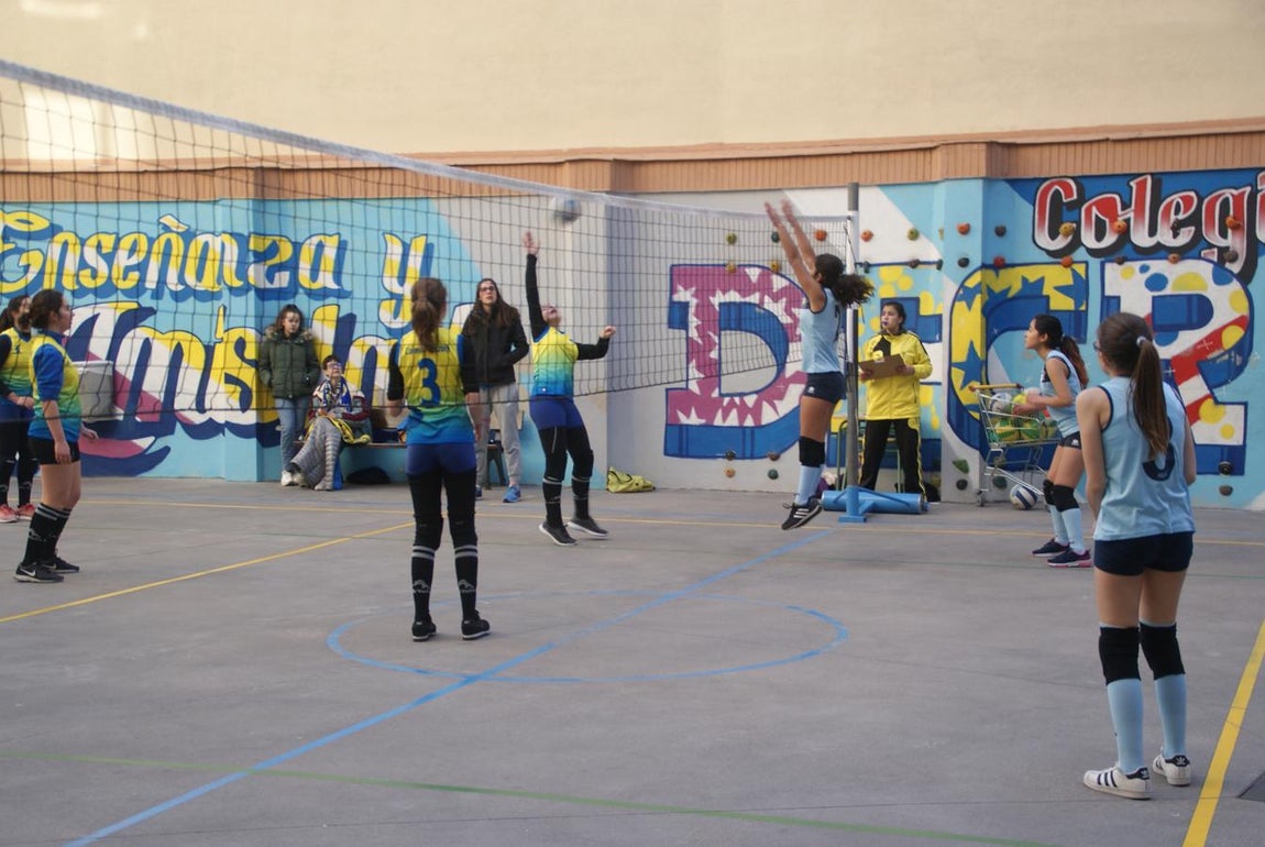 Las mejores imágenes del partido de voleibol entre Decroly &quot;A&quot; y Santo Domingo Savio