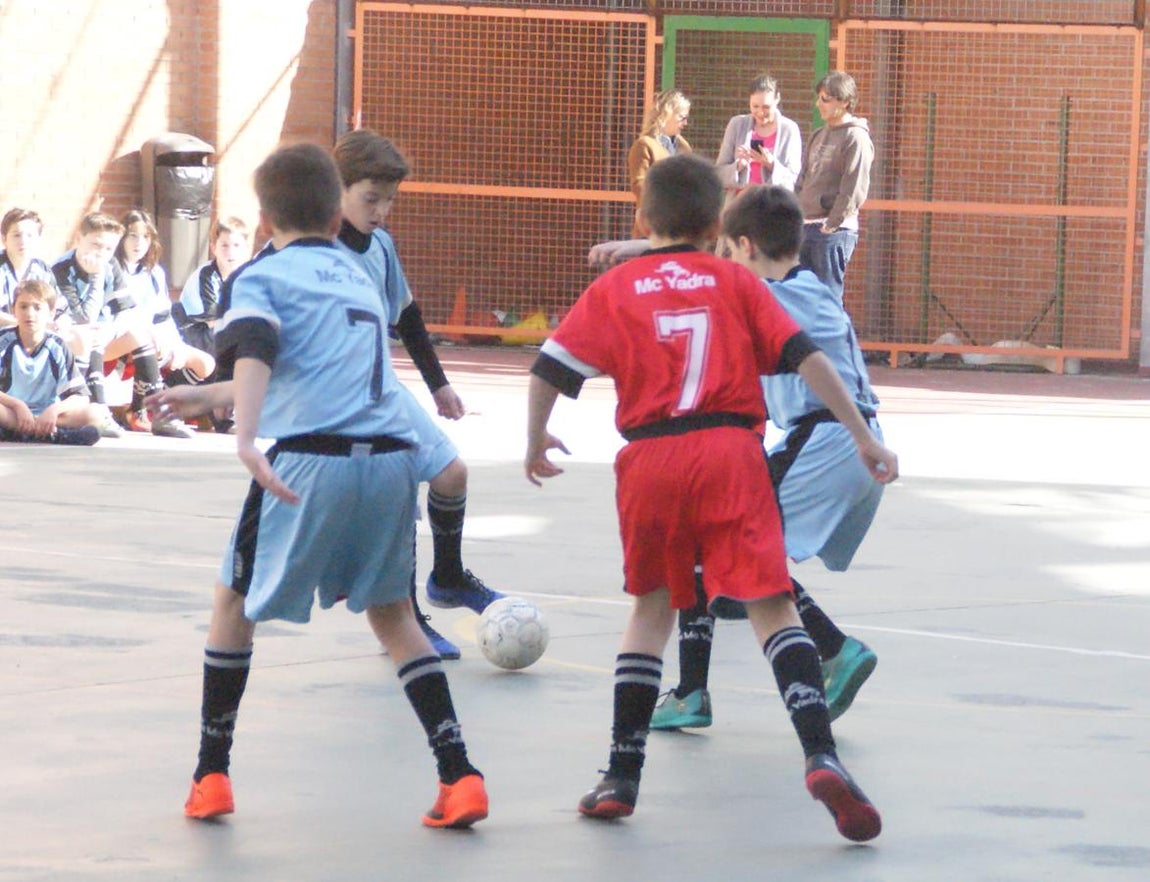 Las mejores imágenes del partido de fútbol sala entre Sagrada Familia Jorge Juan &quot;A&quot; y Nuestra Señora Consolación &quot;B&quot;