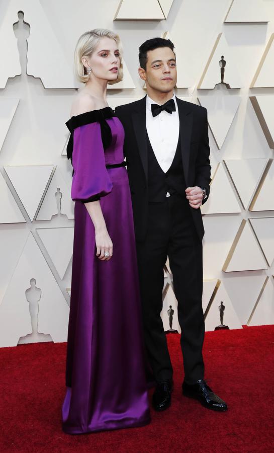 Rami Malek y Lucy-Boynton. 