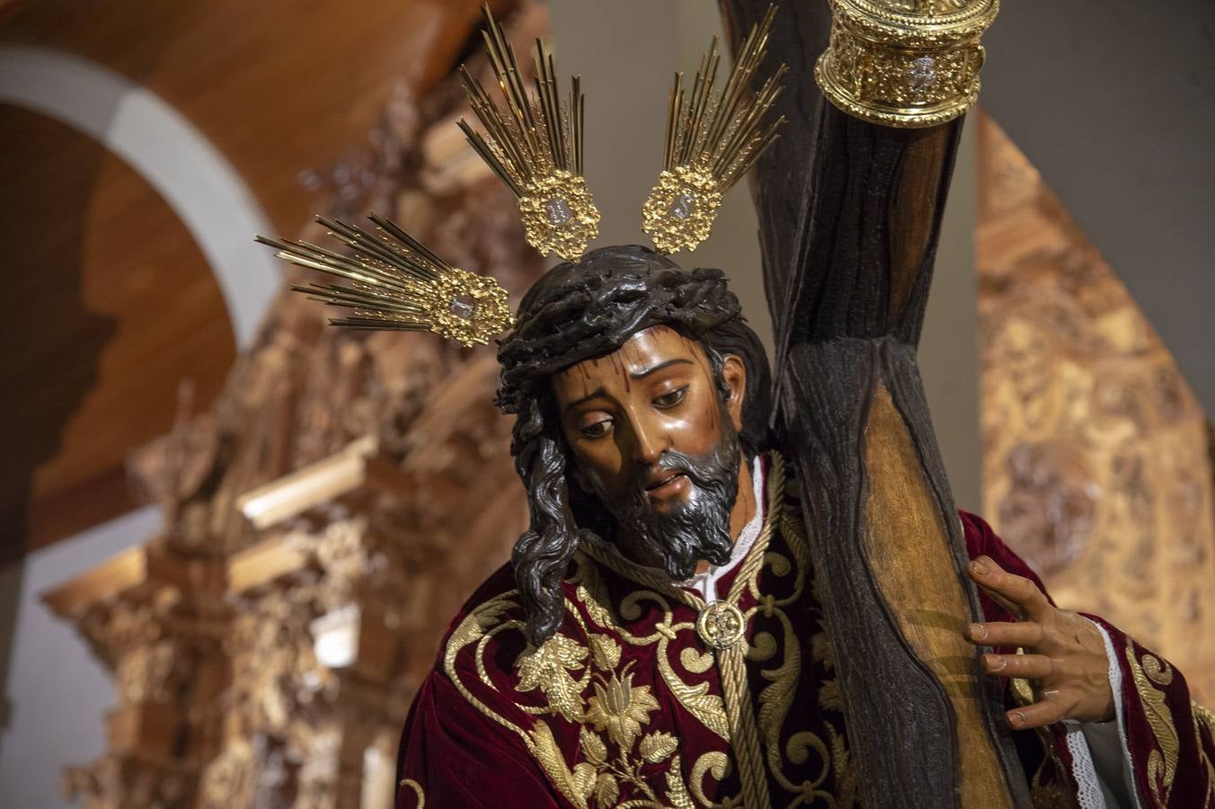 Galería del vía crucis del Cristo de las Tres Caídas de Triana