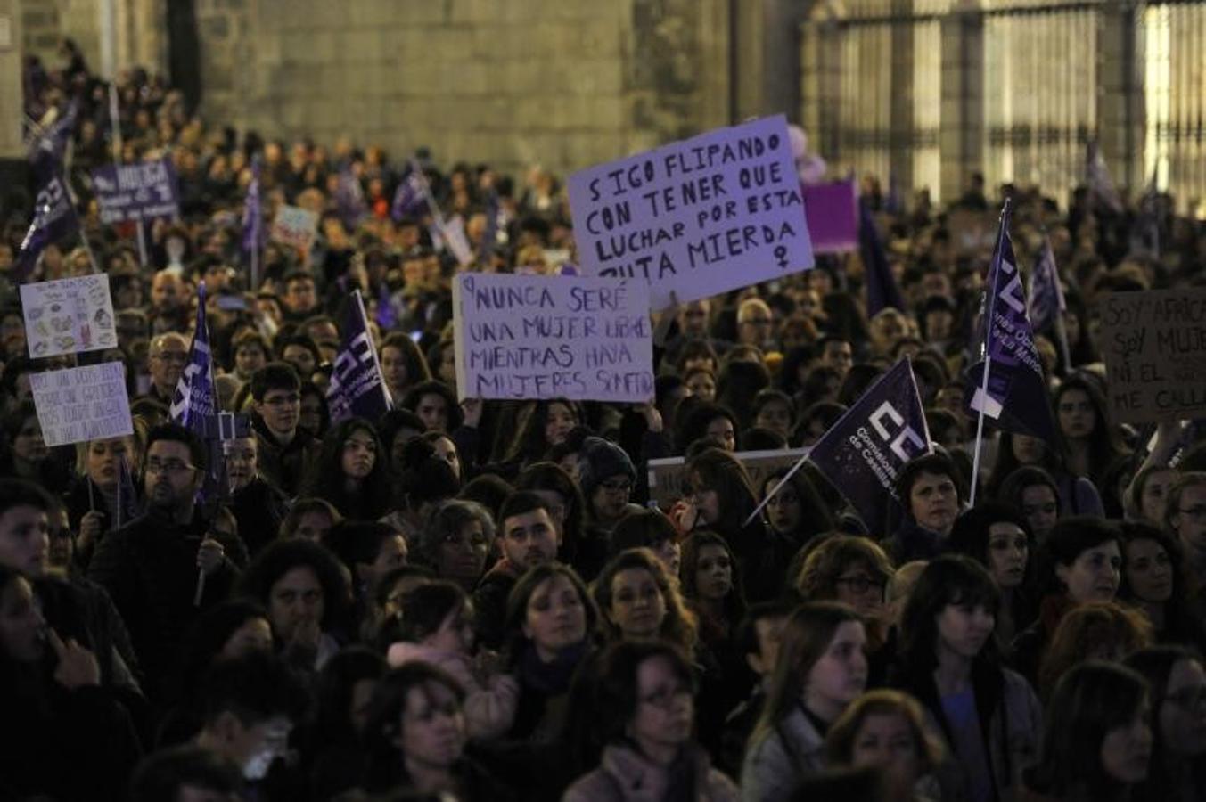 Multitudinaria manifestación en Toledo con motivo del 8-M