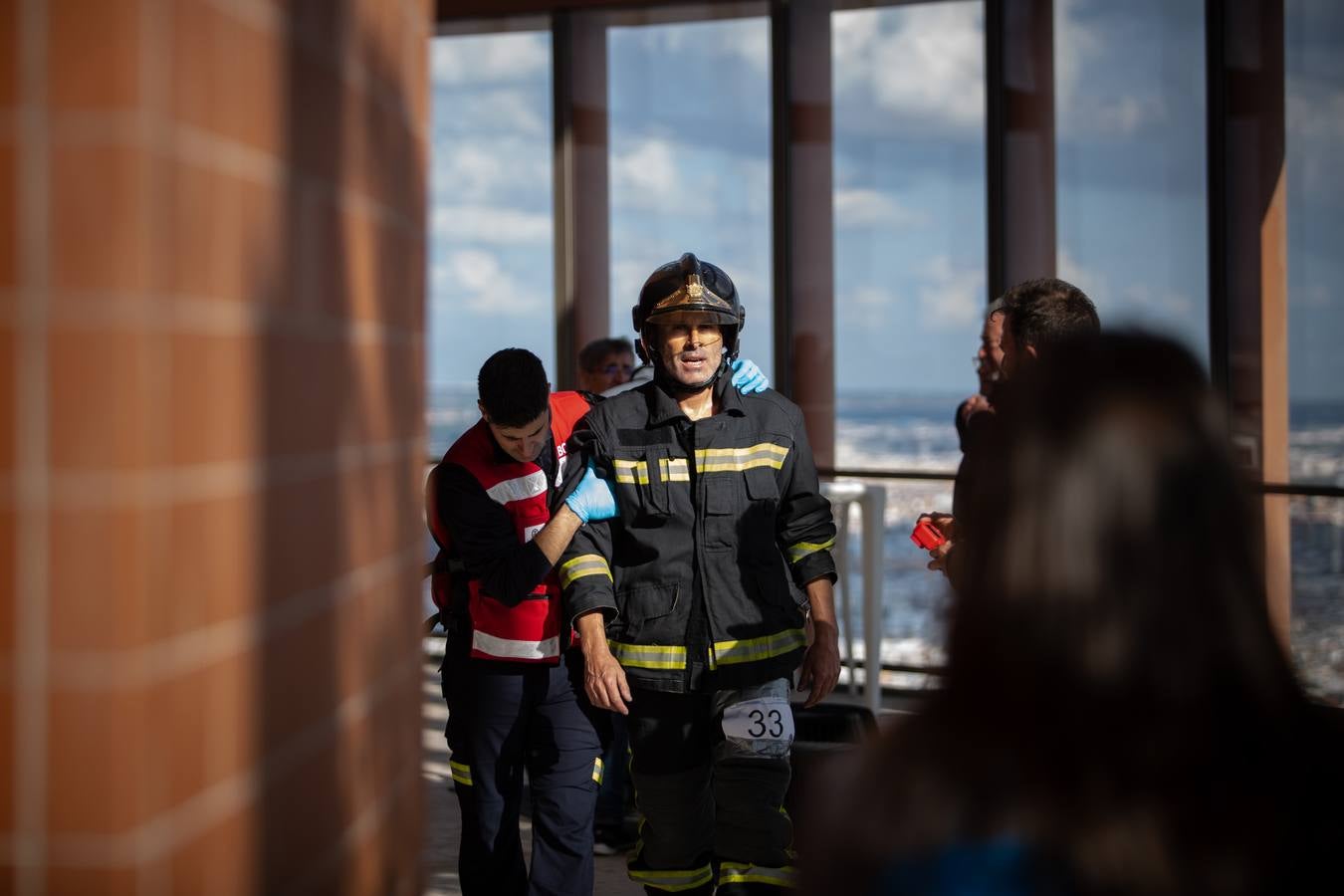 Cronoescalada a la Torre Sevilla, en imágenes