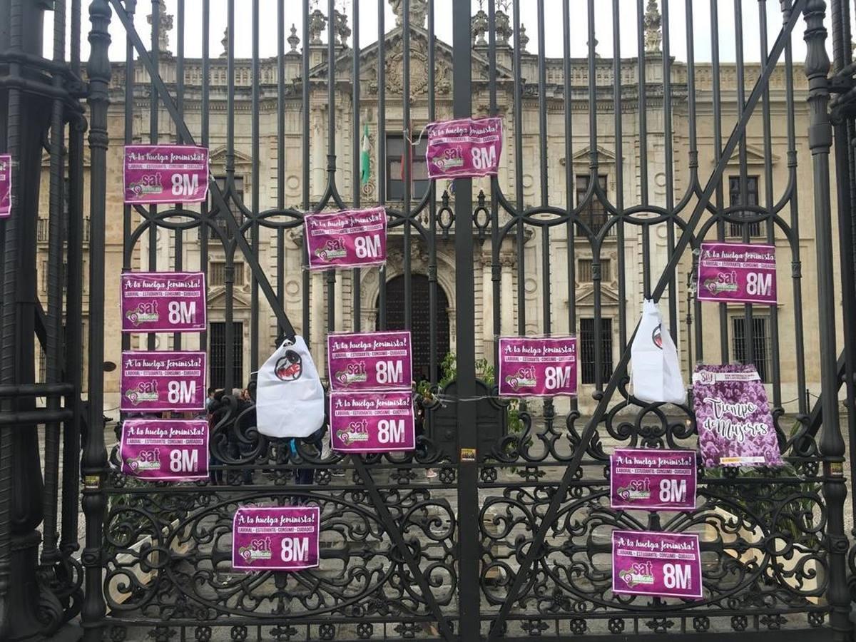 Fotogalería: Así ha sido la mañana del 8M en Sevilla