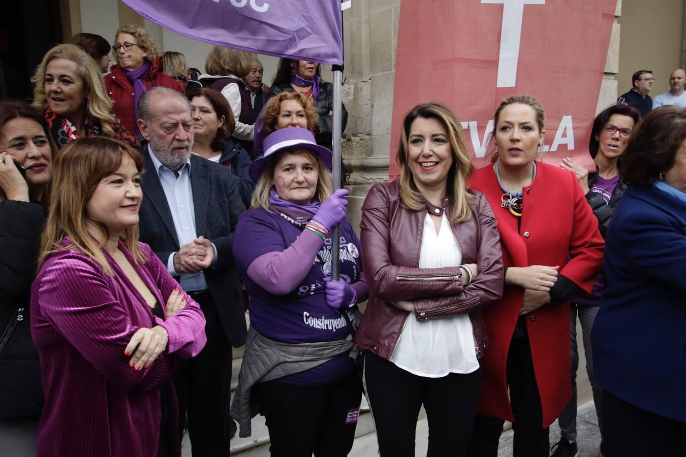 Fotogalería: Así ha sido la mañana del 8M en Sevilla