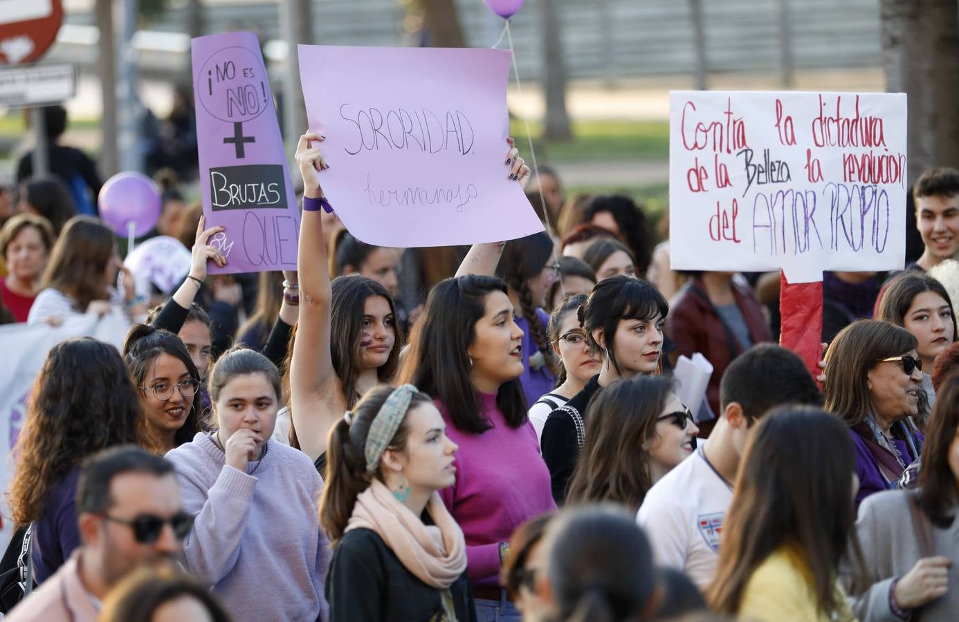 La manifestación del Día de la Mujer, en imágenes