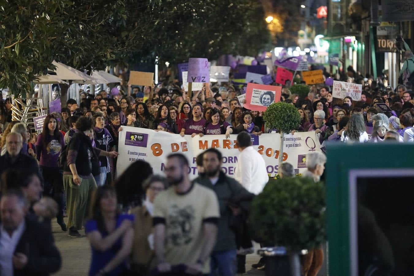 La manifestación del Día de la Mujer, en imágenes