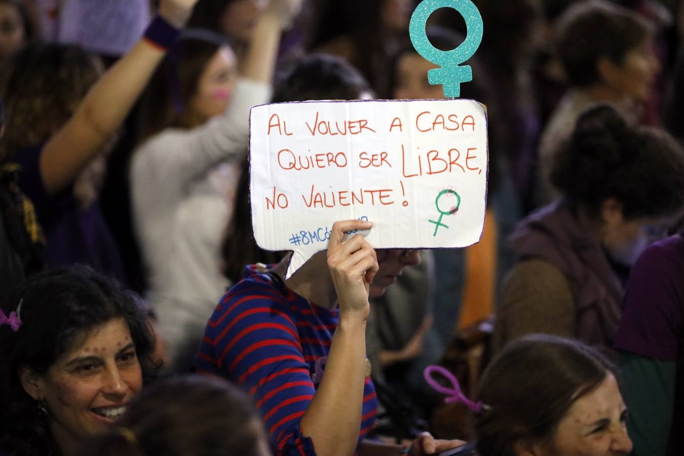 La manifestación del Día de la Mujer, en imágenes