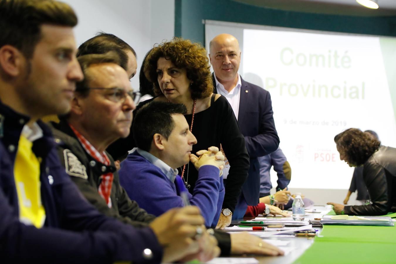 El tenso comité provincial de las listas del PSOE en Córdoba, en imágenes