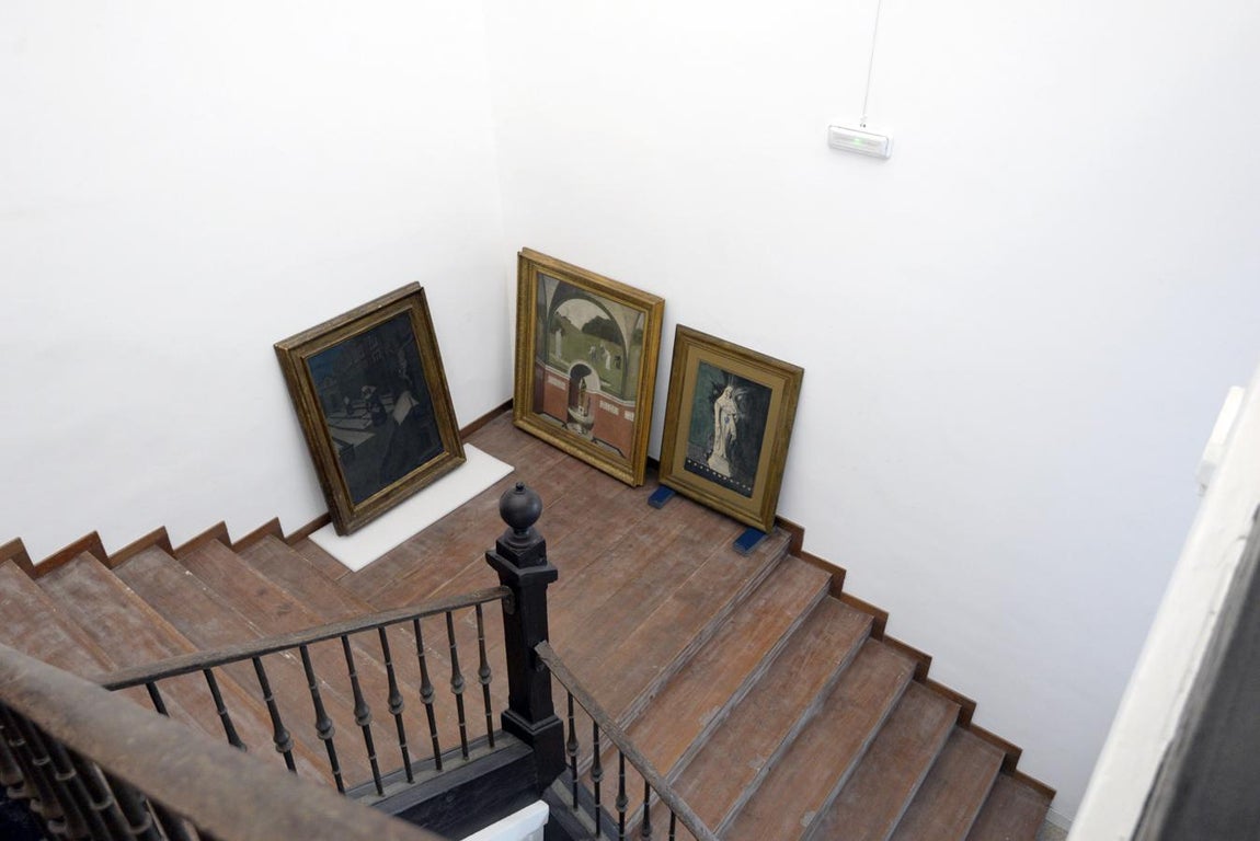 Llegan las primeras obras al Museo de Santa Fe de Toledo