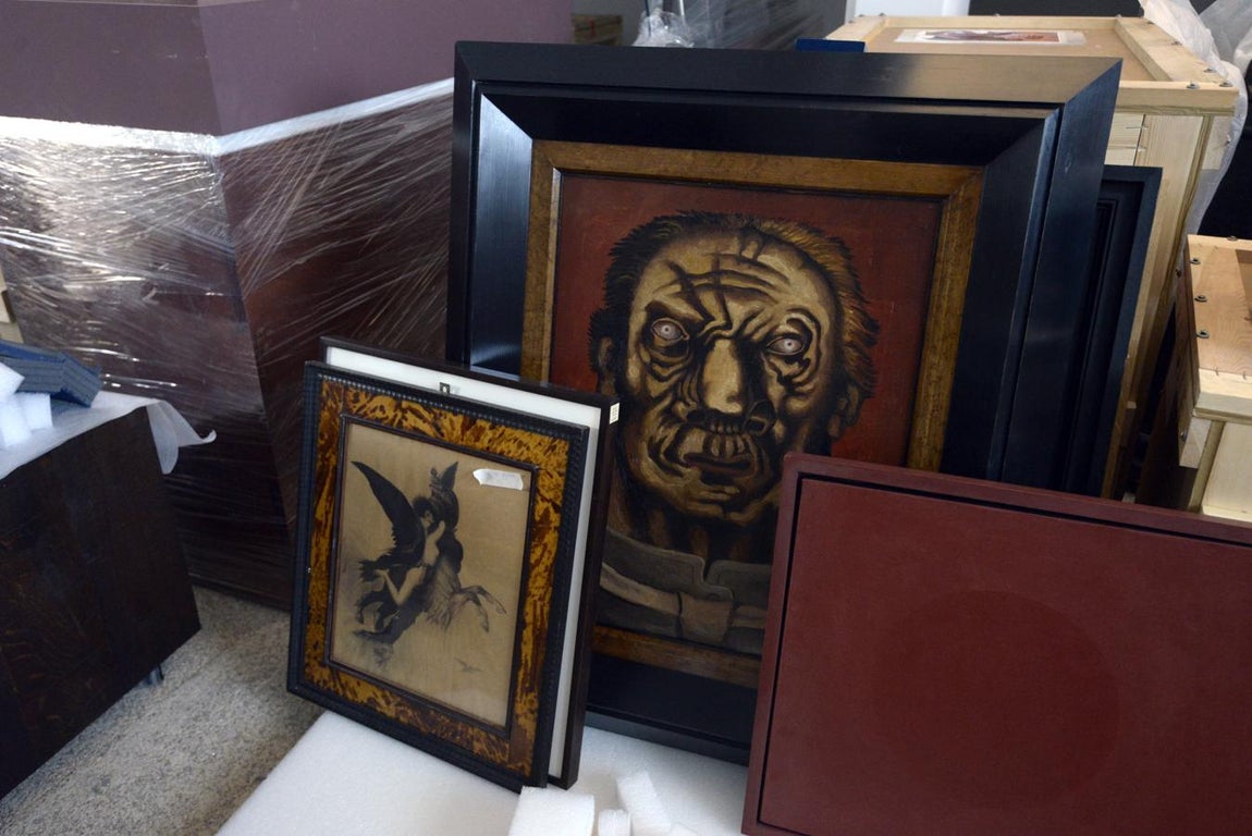 Llegan las primeras obras al Museo de Santa Fe de Toledo