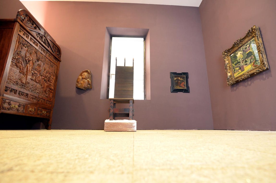 Llegan las primeras obras al Museo de Santa Fe de Toledo