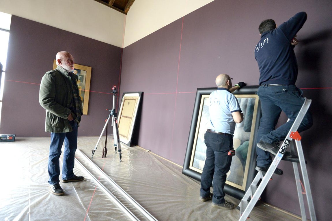 Llegan las primeras obras al Museo de Santa Fe de Toledo