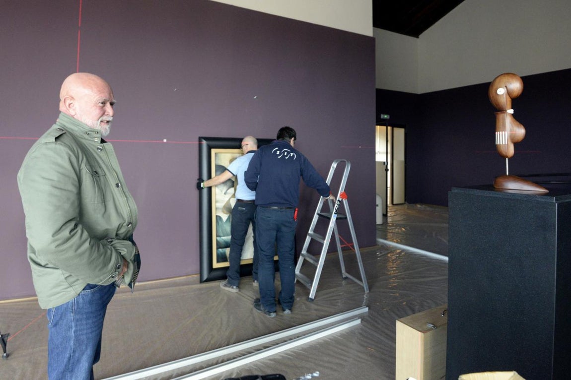 Llegan las primeras obras al Museo de Santa Fe de Toledo