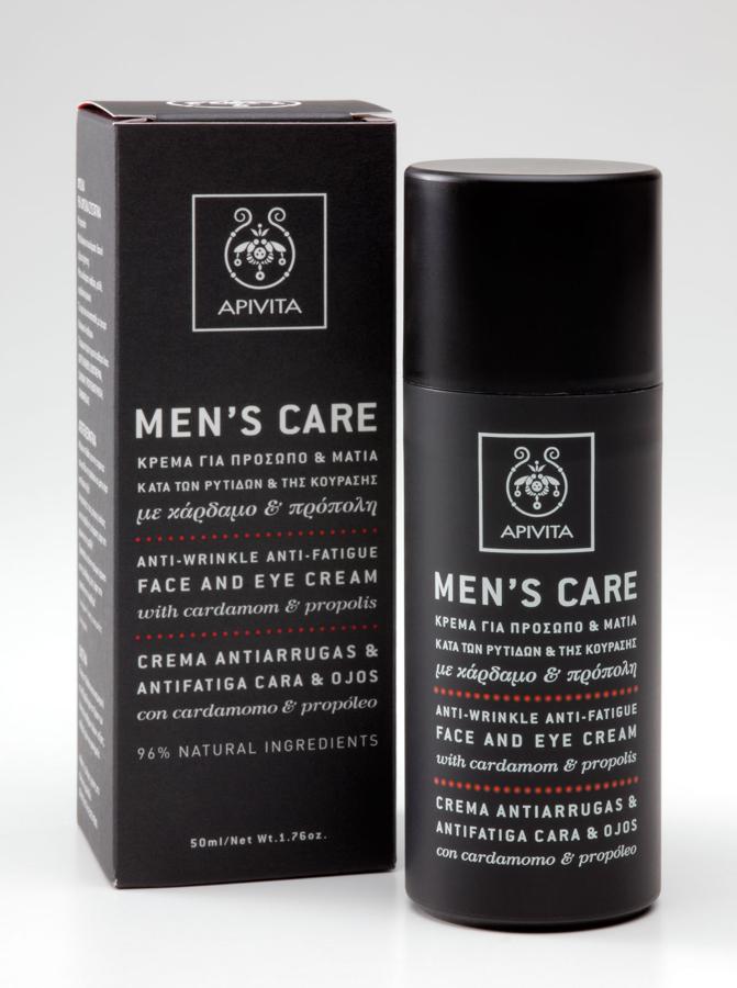 Dos en uno. A muchos hombres aún les cuesta introducir varios pasos en su rutina de belleza, si tu padre es uno de ellos un producto que le puede venir bien es la crema facial y de contorno de ojos anti-arrugas y anti-fatiga de la línea Men’s Care de APIVITA. Una loción que combate las arrugas y los signos de fatiga, hidrata y protege del envejecimiento prematuro, al mismo tiempo que tonifica y rejuvenece. (Precio: 33€).