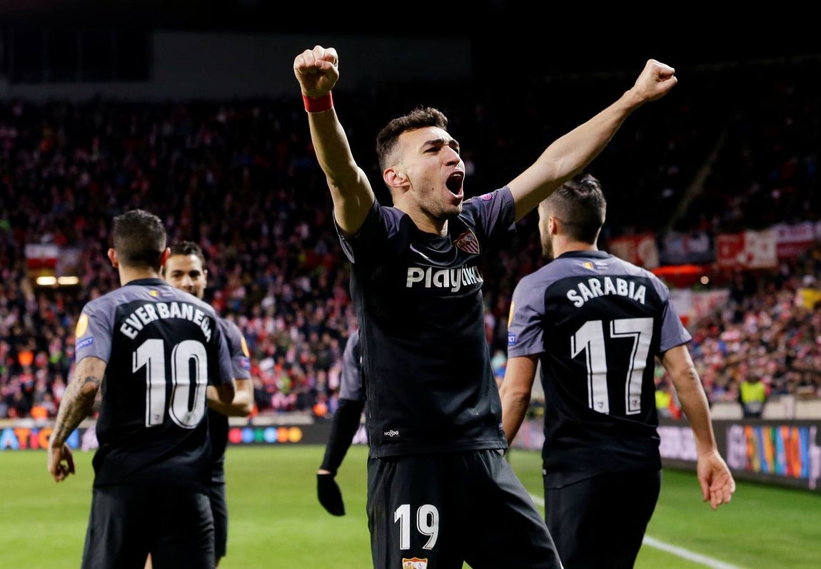 Las mejores imágenes del Slavia - Sevilla FC (4-3)