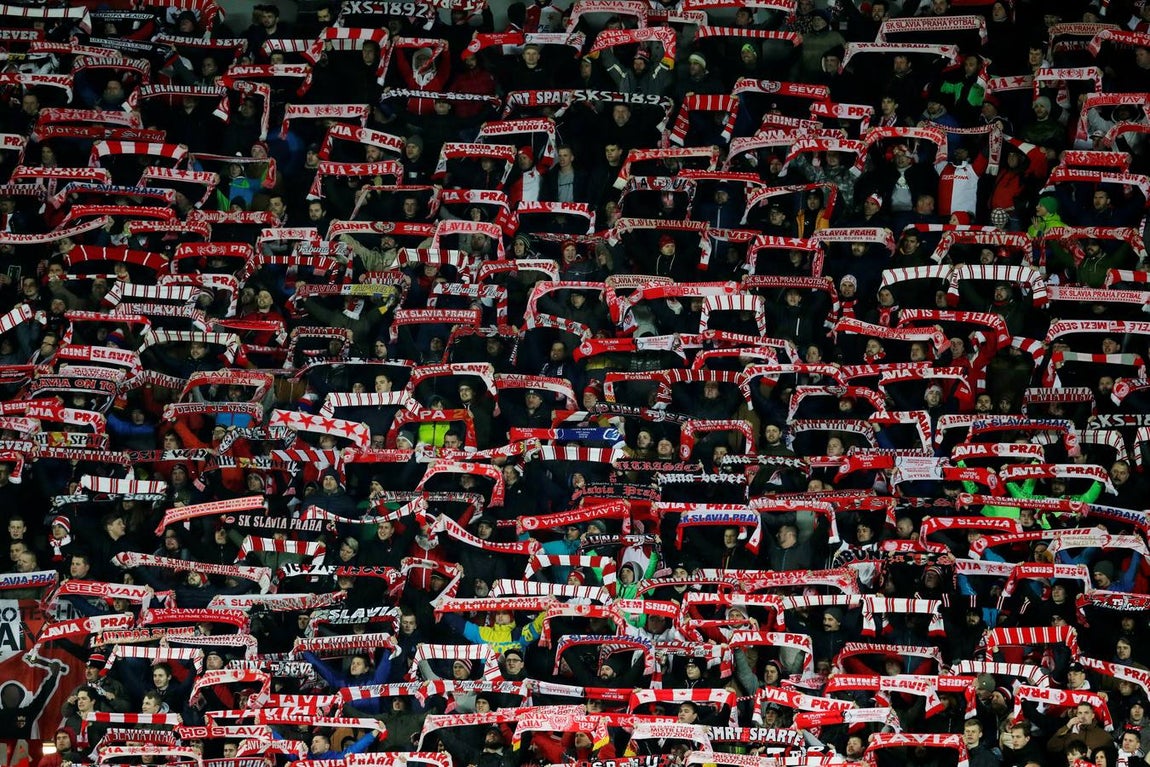 Las mejores imágenes del Slavia - Sevilla FC (4-3)