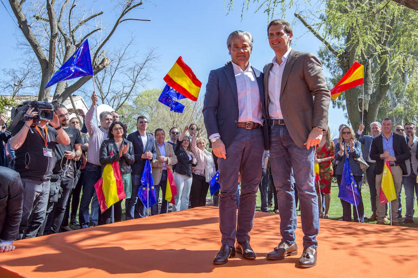 Albert Rivera y Juan Carlos Girau en Toledo