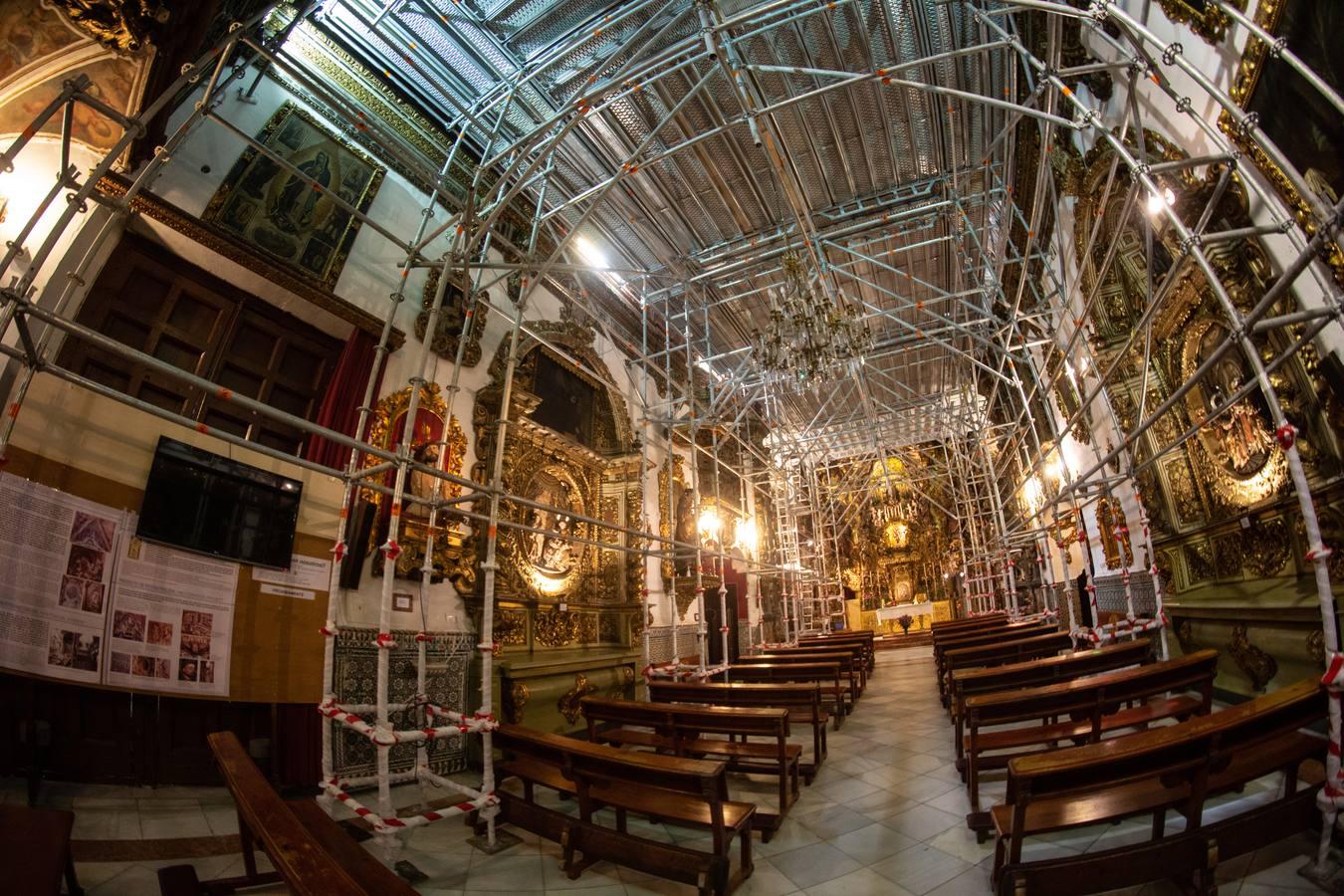 El proceso de restauración de la capilla de San José, en imágenes