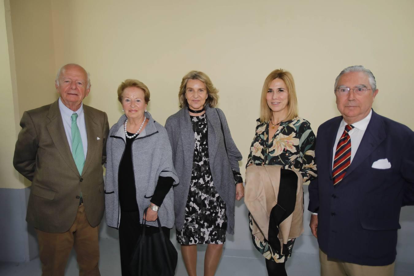 Conde de Peñaflor, Pilar Álvarez Bustos, Rocío de la Cámara, Rocío Faure y Enrique Moreno de la Cova