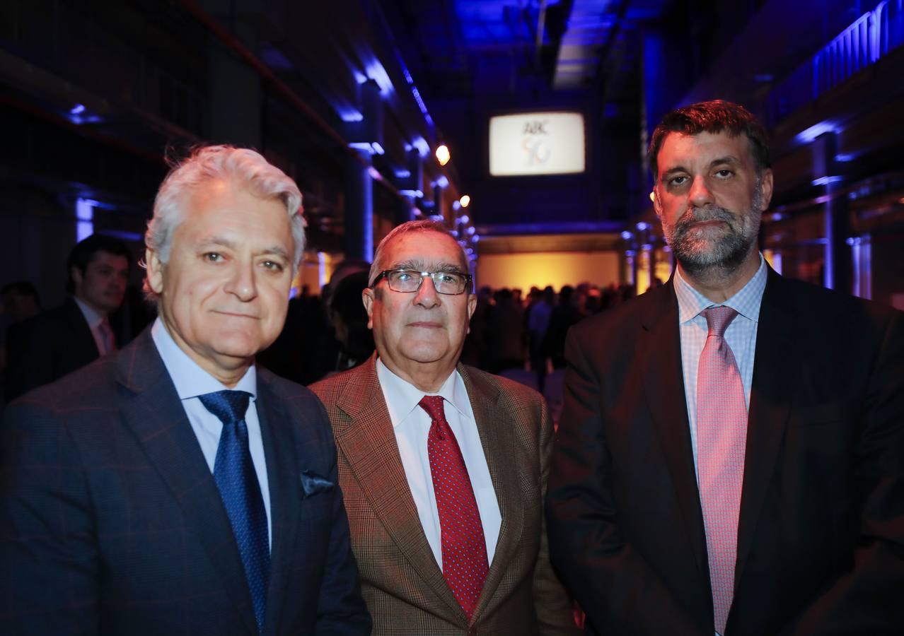 Juan Miguel Vega, Rogelio Reyes y Javier Rubio