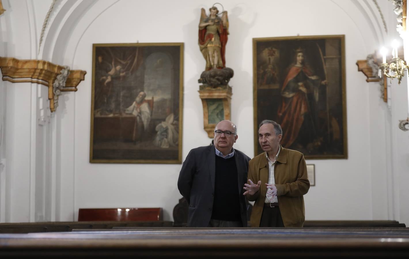 Los secretos de la capilla de la Asunción, en el Instituto Góngora de Córdoba, en imágenes