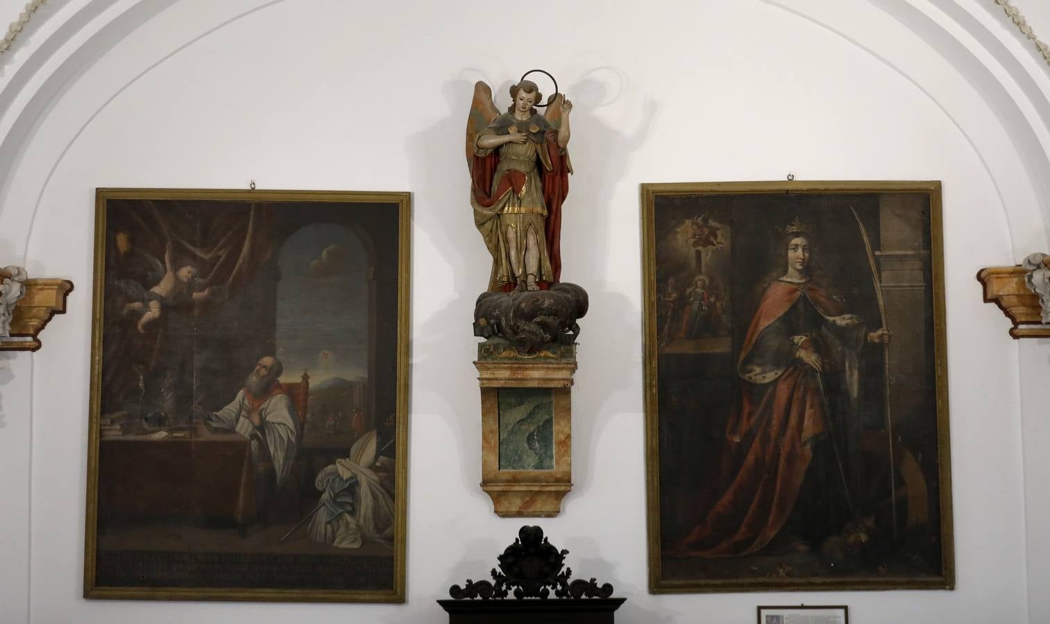 Los secretos de la capilla de la Asunción, en el Instituto Góngora de Córdoba, en imágenes